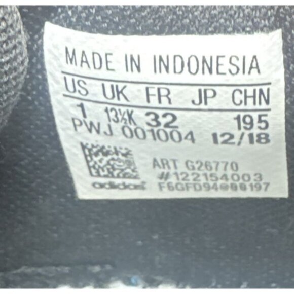 Adidas Questar Flow Big Kids Youth Sz 1 Unisex Multicolored Sneaker Tennis Shoe - Picture 12 of 14